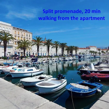 Apartmán Modern With Terrace 4 Min Walk To The Split
